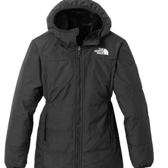 The North Face Women's Black Hooded Puffer Jacket - Picture 2 of 8
